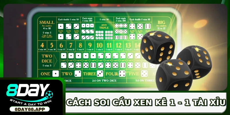 Cách soi cầu xen kẽ 1 - 1 Tài Xỉu